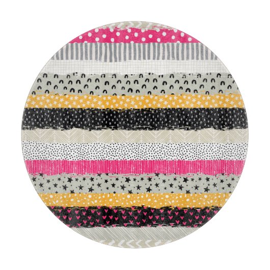 Planche À Découper Carrelage en Patchwork : Conception Versatile Sans (Devant)