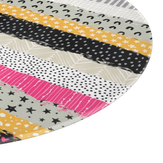 Planche À Découper Carrelage en Patchwork : Conception Versatile Sans (Coin)