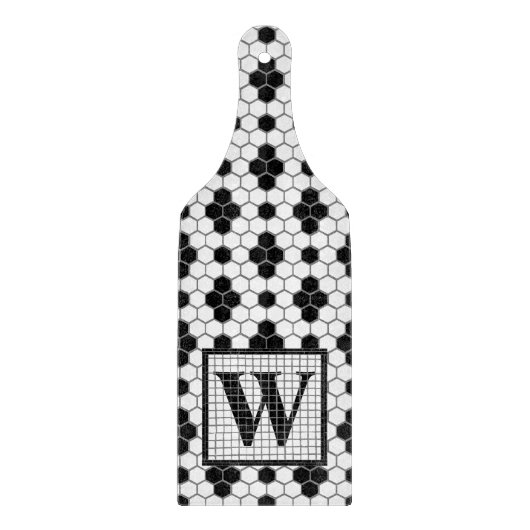 Planche À Découper Carrelage hexadécimal Impression Monogramme (Devant)