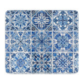 Planche À Découper Carrelage méditerranéen, Portugais, Azulejo, Majol (Devant)