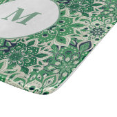 Planche À Découper Carrelage vert en verre (Coin)