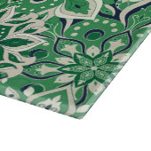 Planche À Découper Carrelage vert en verre (Coin)