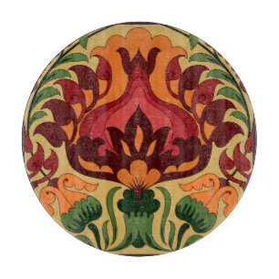 Planche À Découper Carrelage vintage, décoration Art Nouveau.
