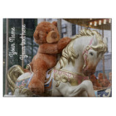 Planche À Découper Carrousel avec ours en peluche (Devant)