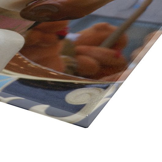 Planche À Découper Carrousel avec ours en peluche (Coin)