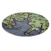 PLANCHE À DÉCOUPER CARTE 1677 DE LA NOUVELLE ANGLETERRE (Coin)