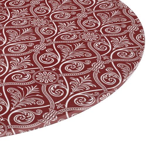 Planche À Découper Carte à découper à rayures rouges (Coin)