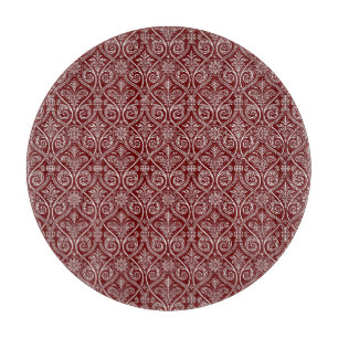 Planche À Découper Carte à découper à rayures rouges