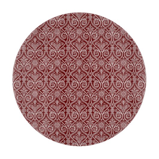 Planche À Découper Carte à découper à rayures rouges (Devant)