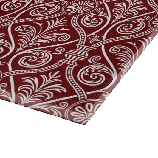 Planche À Découper Carte à découper à rayures rouges (Coin)