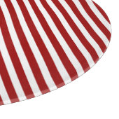 Planche À Découper Carte à découper à rayures rouges (Coin)