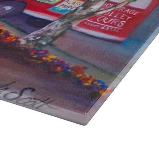 Planche À Découper Carte à découper Anchorage Visitor Center (Coin)