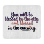 Planche À Découper Carte à découper bienheureuse (Devant)