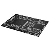 Planche À Découper Carte à découper Circuit noir et blanc 2 (Coin)