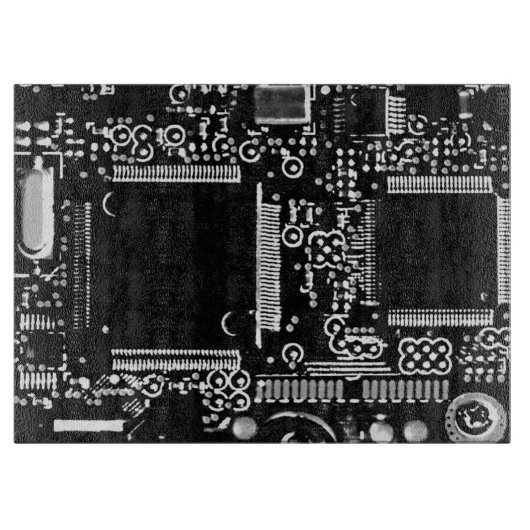 Planche À Découper Carte à découper Circuit noir et blanc 2 (Devant)
