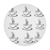 Planche À Découper Carte à découper Conception Café (Devant)