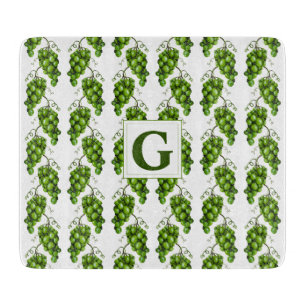 Planche À Découper Carte à découper de raisins verts