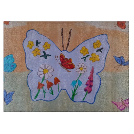 Planche À Découper Carte à découper de rêve papillon (Devant)