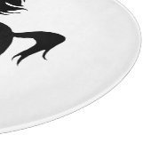 Planche À Découper Carte à découper en silhouette Unicorne noire (Coin)