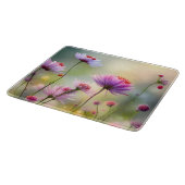 Planche À Découper Carte à découper en verre avec de jolies fleurs sa (Coin)
