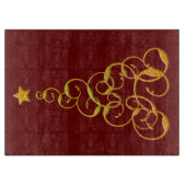 Planche À Découper Carte à découper Gold Tree (Devant)