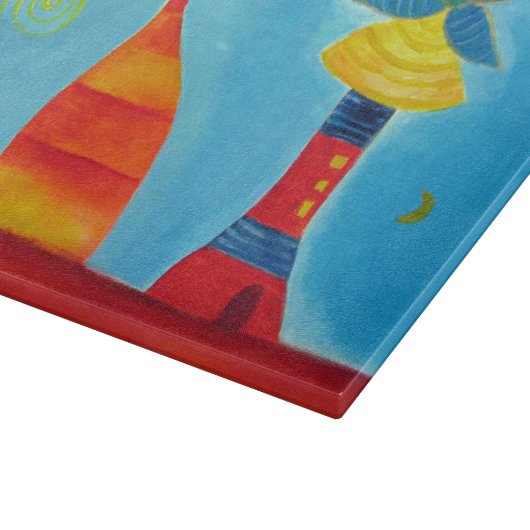 Planche À Découper Carte à découper King Queen Glass 11" x 8" (Coin)