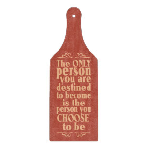 Planche À Découper Carte à découper MOtivational CHOIX