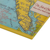 Planche À Découper Carte ancienne de l'île de Vancouver (Coin)