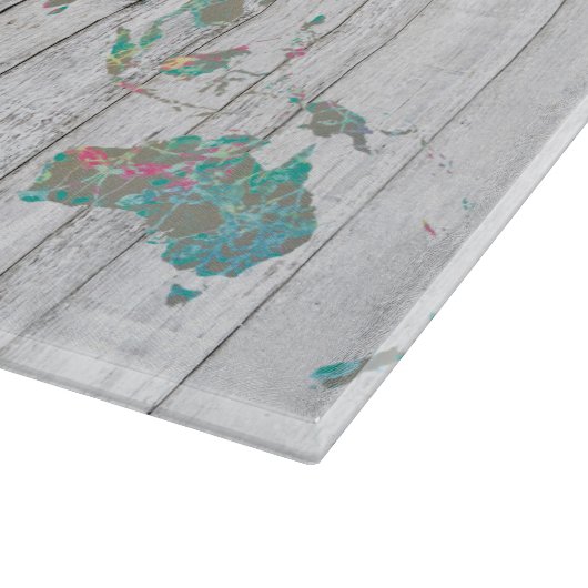 Planche À Découper Carte Boho II (Coin)