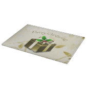 Planche À Découper Carte cadeau de Noël Or (Coin)