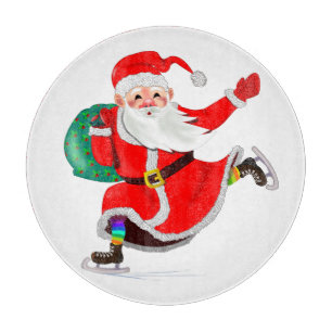 Planche À Découper Carte cadeau de Noël père Noël