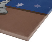 Planche À Découper Carte Challah en verre Shabbat Shalom 15"x11" (Coin)