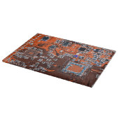 Planche À Découper Carte circuit imprimé circuit orange PCB (Coin)