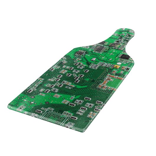Planche À Découper Carte circuit imprimé circuit vert PCB (Coin)