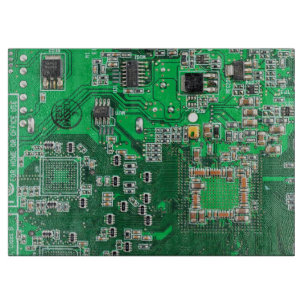 Planche À Découper Carte circuit imprimé circuit vert PCB