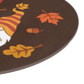 Planche À Découper Carte Citrouille Gnome d'automne (Coin)