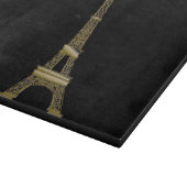 Planche À Découper Carte coupe Tour Eiffel Noir Français (Coin)