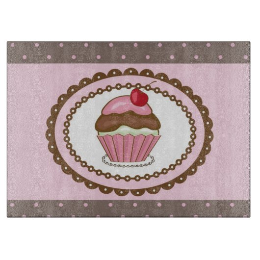 Planche À Découper Carte d'anniversaire avec le petit gâteau (Devant)