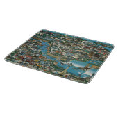 Planche À Découper Carte de chutes du Niagara (Coin)