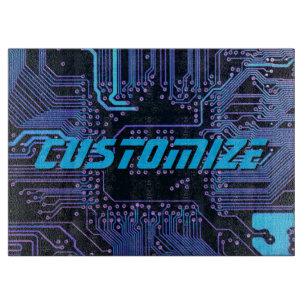 Planche À Découper Carte de circuit électronique bleu PCB personnalis