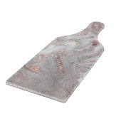 PLANCHE À DÉCOUPER CARTE DE COUPE EN ARGENT EN MARBRE ABSTRAIT LILAC (Coin)