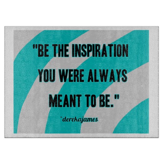 Planche À Découper Carte de coupe en verre Inspiration (Devant)