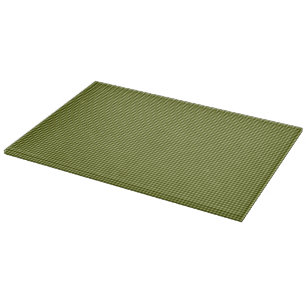 Planche À Découper CARTE DE COUPE En vichy-11x8 VERRE Olive Green
