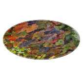 Planche À Découper Carte de coupe ronde de la région viticole (Coin)