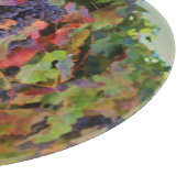 Planche À Découper Carte de coupe ronde de la région viticole (Coin)