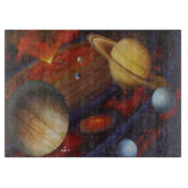 Planche À Découper Carte de coupe spatiale (Devant)