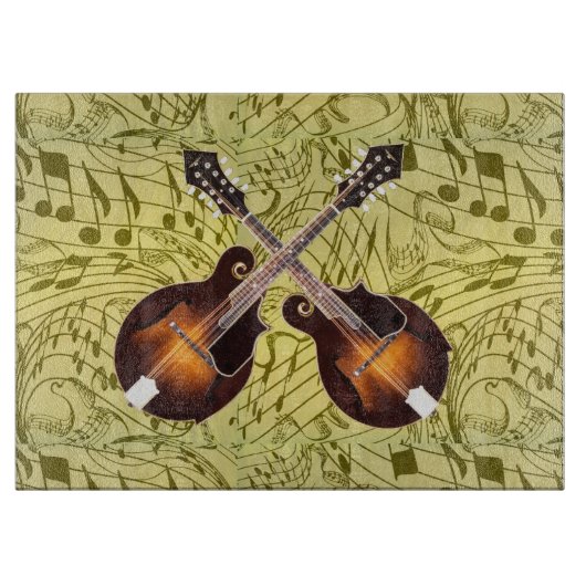 PLANCHE À DÉCOUPER CARTE DE COUPURE DE MANDOLINS TRAVERSÉE (Devant)