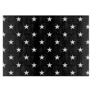 Planche À Découper Carte de découpe Black Stars
