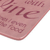 Planche À Découper Carte de découpe de citation à vin (Coin)