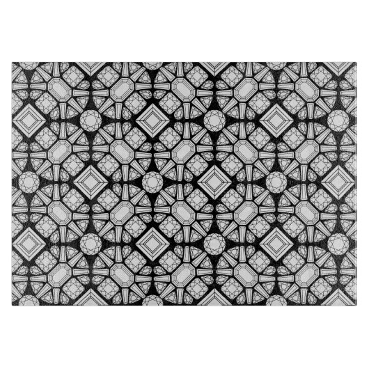 Planche À Découper Carte de découpe de diamants (Devant)